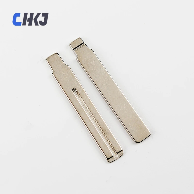 

CHKJ 10pcs/lot 165# Car Key Embryo For Toyota key For Lexus For BYD Round Egg Card Small Key Modification 1.8MM Thickness Blade