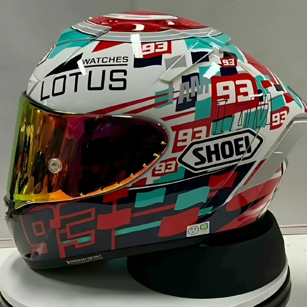 SHOEI X-14 Power Up Motorcycle Helmet.All-Season Motorbike Helmet.X14 Racing Helmet.4-Season Motorcycle Helmet for Men Women