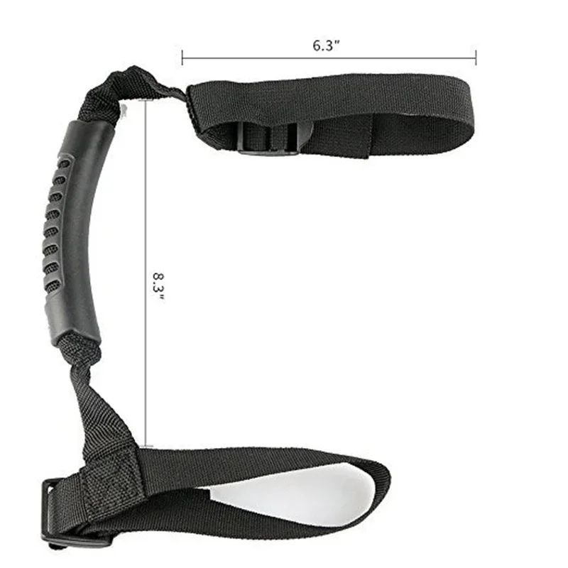 1PC Car Grab Handle For Jeep Wrangler YJ TJ JK JL JKU 1987-2018 Grip Bar Pulling Tab Auto Interior Safety Handrail Accessories