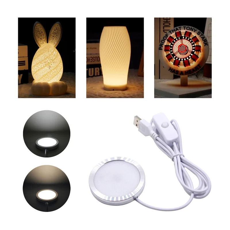 

【Superdeals】8Mm Cabinet Light USB Plug 5V Open-Mount LED Downlight Display Cabinet And Bookcase Light Warm White