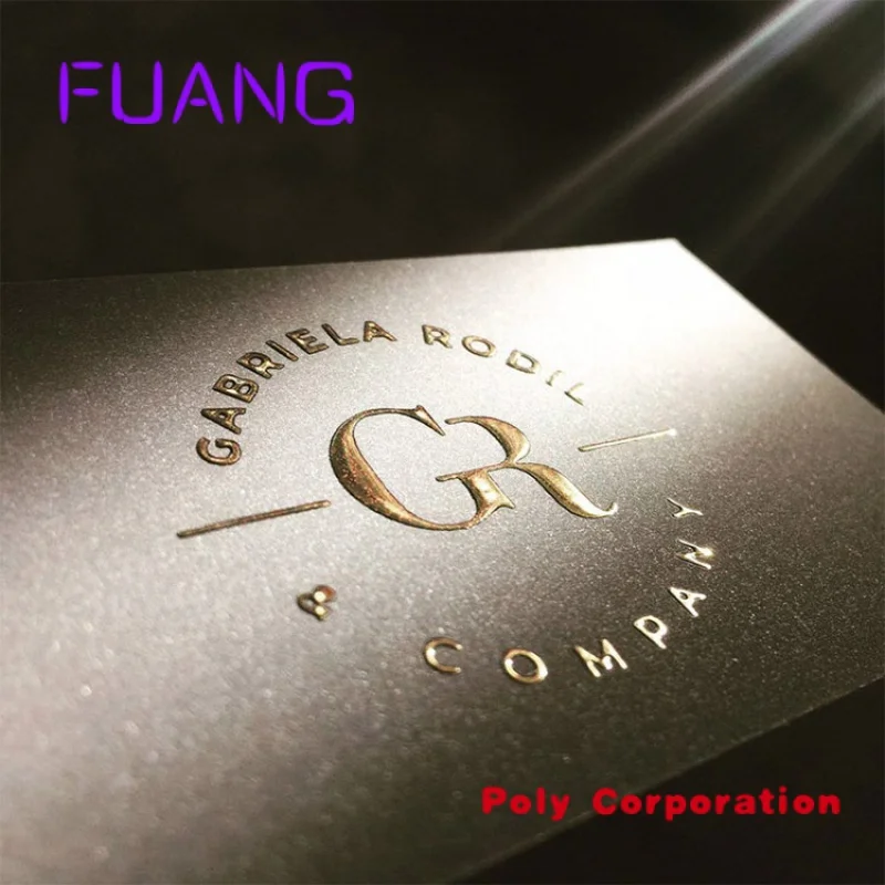 

Custom Luxury Good Quality Raised Foil Printing Soft Touch Embossed Business Card