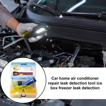汽車空調維修工具包螢光外洩偵測工具汽車冷氣診斷工具外洩測試儀冰箱紫外線染料 8 最佳銷售 空調診斷工具 - №5