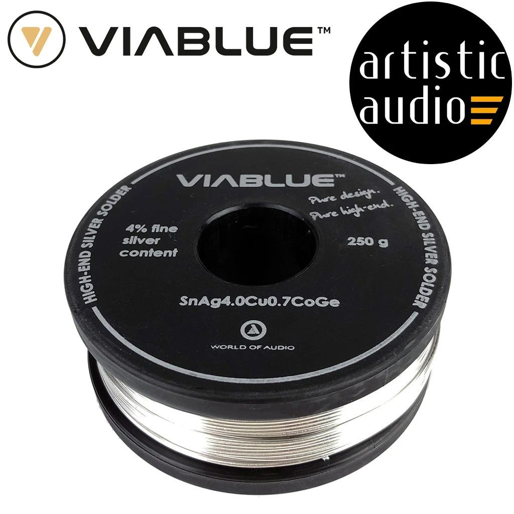 VIABLUE Silver Solder Wire With Fever Silver Solder Wire With 4% Silver Wire Diameter of 1.0mm 50g/100g Per Roll Audio specific