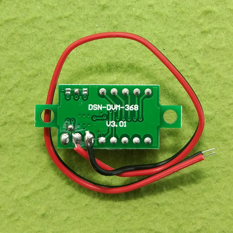 Micro 0.36 inch nixie tube 4.5v-30v two-wire variable precision digital display / digital voltage meter