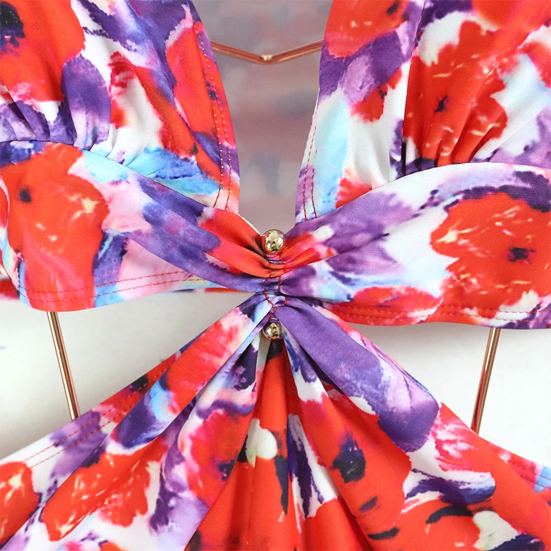 Sexy Bikini One Piece Swimsuit 2026 Cut Out Swimwear Women Swimsuit Bathing Suit Beachwear Monokini Surfing Female Swimming Suit