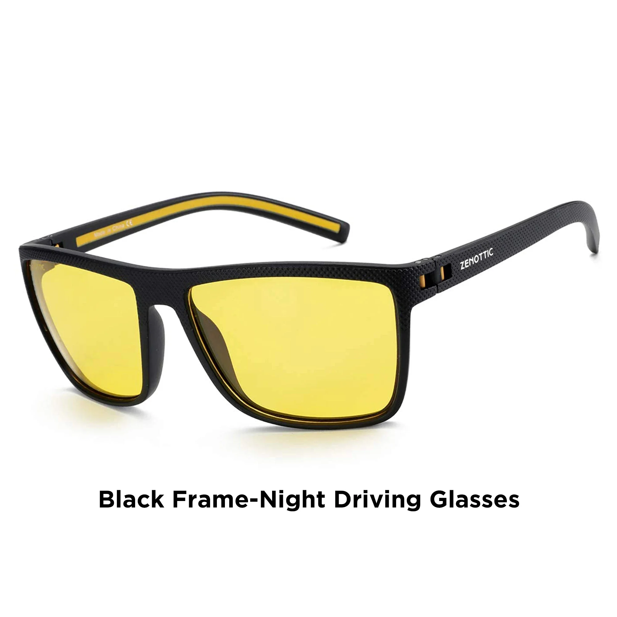 ZENOTTIC Retro-Sonnenbrille mit quadratischem Sehstärke für Unsiex, leicht, TR90, Myopie/Hyperopie/Progressive optische Sonnenbrille – Detail 12