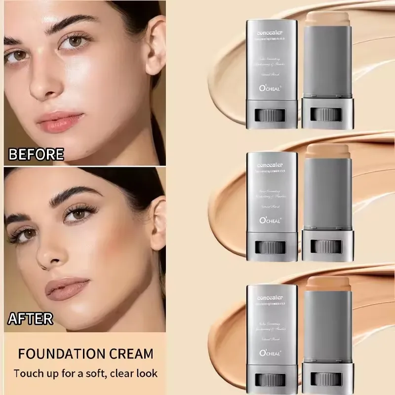 Base de cara, barra de contorno, larga duración, resistente al agua, ilumina la piel, corrector, pluma, crema para contorno de nariz, maquillaje de belleza de contorno
