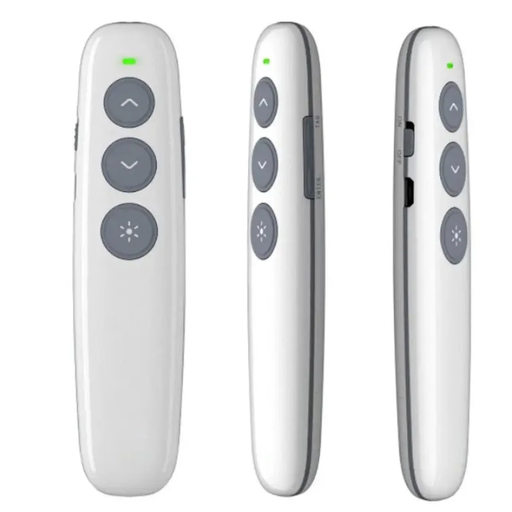 2.4G USB Recharging Power Wireless Presenter RF Laser Pointer PPT Remote Control For Meeting,Training and Teaching,School