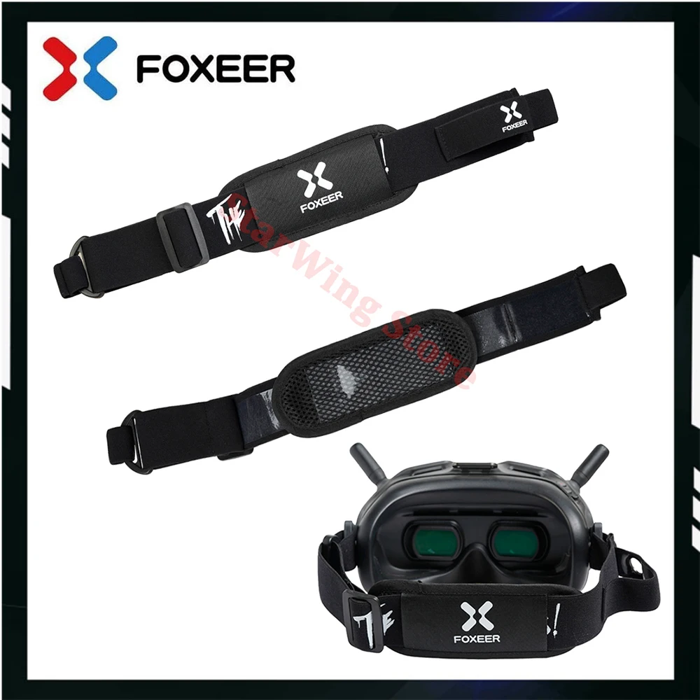 Foxeer FPV Goggles Antiskid Ventilated Headband Headstrap for DJI Goggles Fatshark Skyzone FPV Freestyle DIY Parts