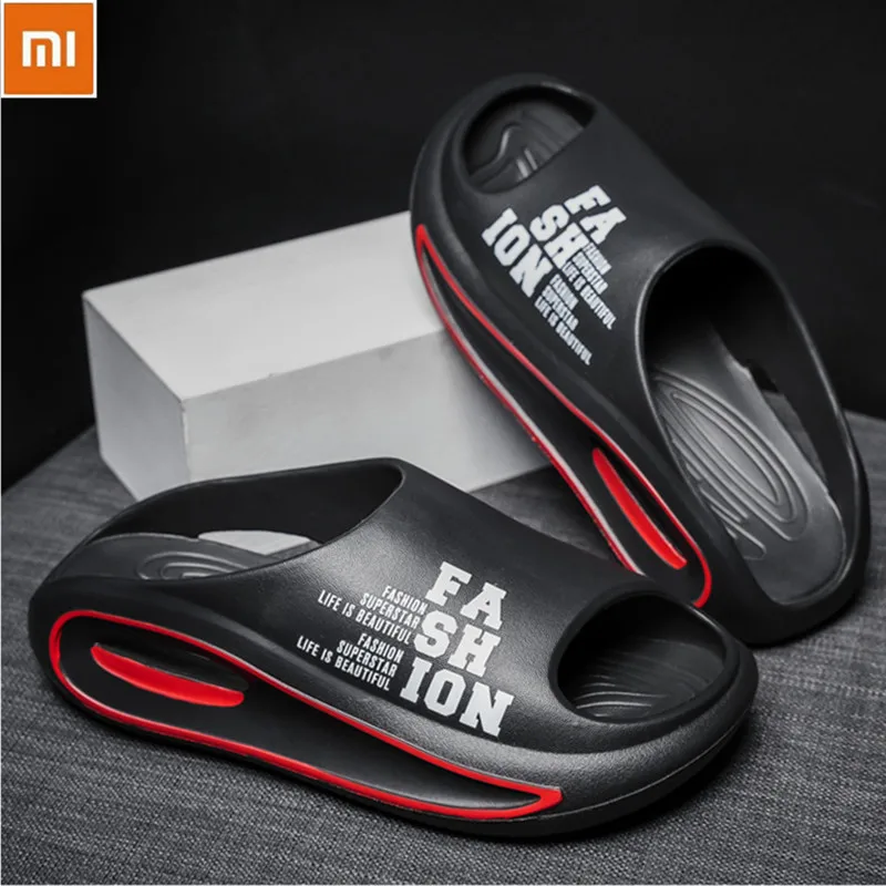 New Xiaomi Summer Sneaker Slippers for Women Men Thick Bottom Platform Slides Soft EVA Hollow Unisex Sports Sandals Beach Shoes