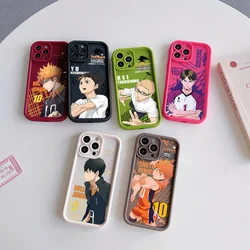 Anime Volleyball Haikyuu Phone Case For Samsung S24 S23 S22 S21 S20 Note 20 FE Plus Ultra 5G Soft Silicone TPU Cover