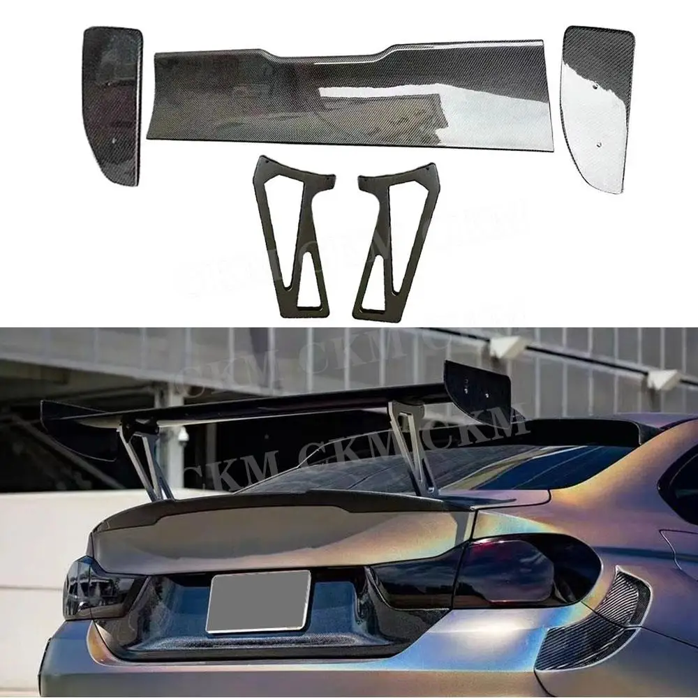 Carbon Fiber Car Rear Boot Lip Spoiler Trunk Wing Accessories Bodykits For BMW F82 F80 F87 M2 M3 M4 M5 M6