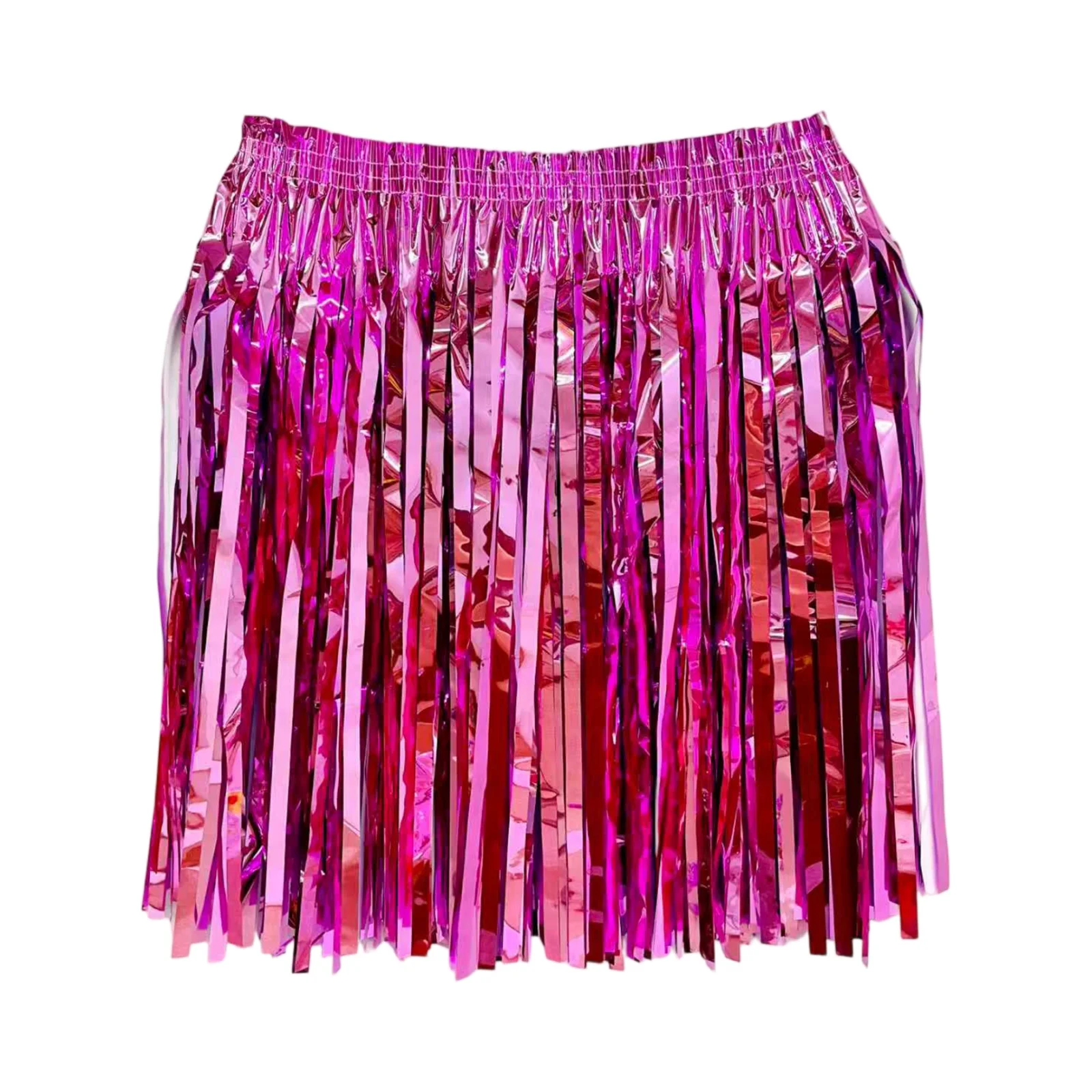 Mode Kind Karneval Tanz Performance Rainsilk Rock Kindertag Performance Kostüm Hawaiian Rainsilk Grass Rock Dress Up