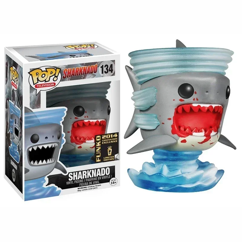 FUNKO POP Sharknado #134 Shark Special Edition Vinyl Dolls Action Figure Toys Collectors Vinyl Doll Toys Gifts for Birthday Gift