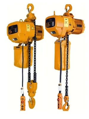 HHBB 1 Ton 5 Ton Electric Chain Hoist With Electric Trolley With CE Certificate
