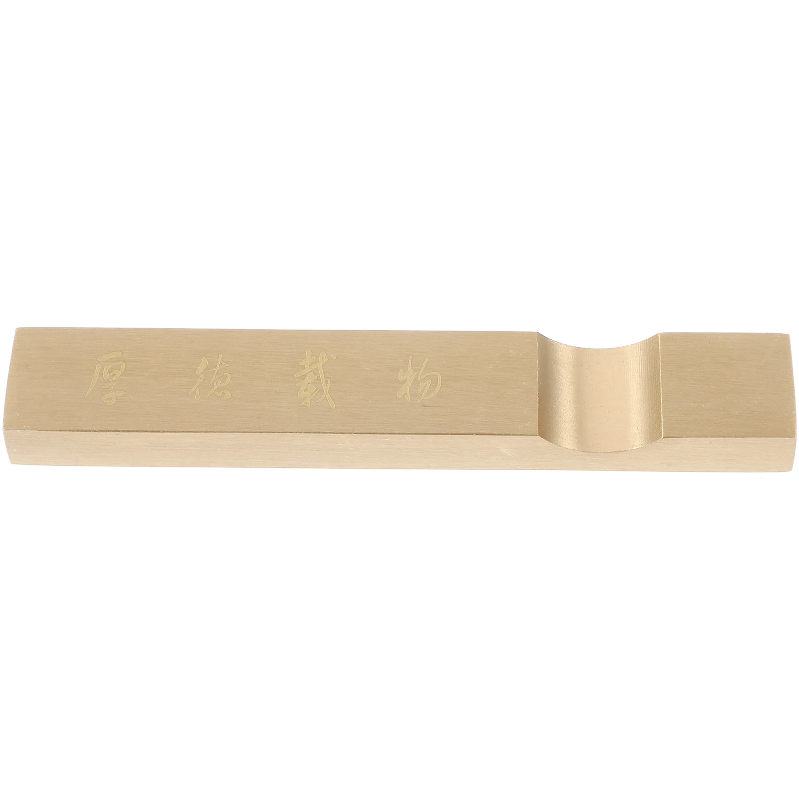 Paperweight Calligraphy Practice Rectangular Durable Smooth Edge Metal Stationery Supplies Writing Tool Art Goods