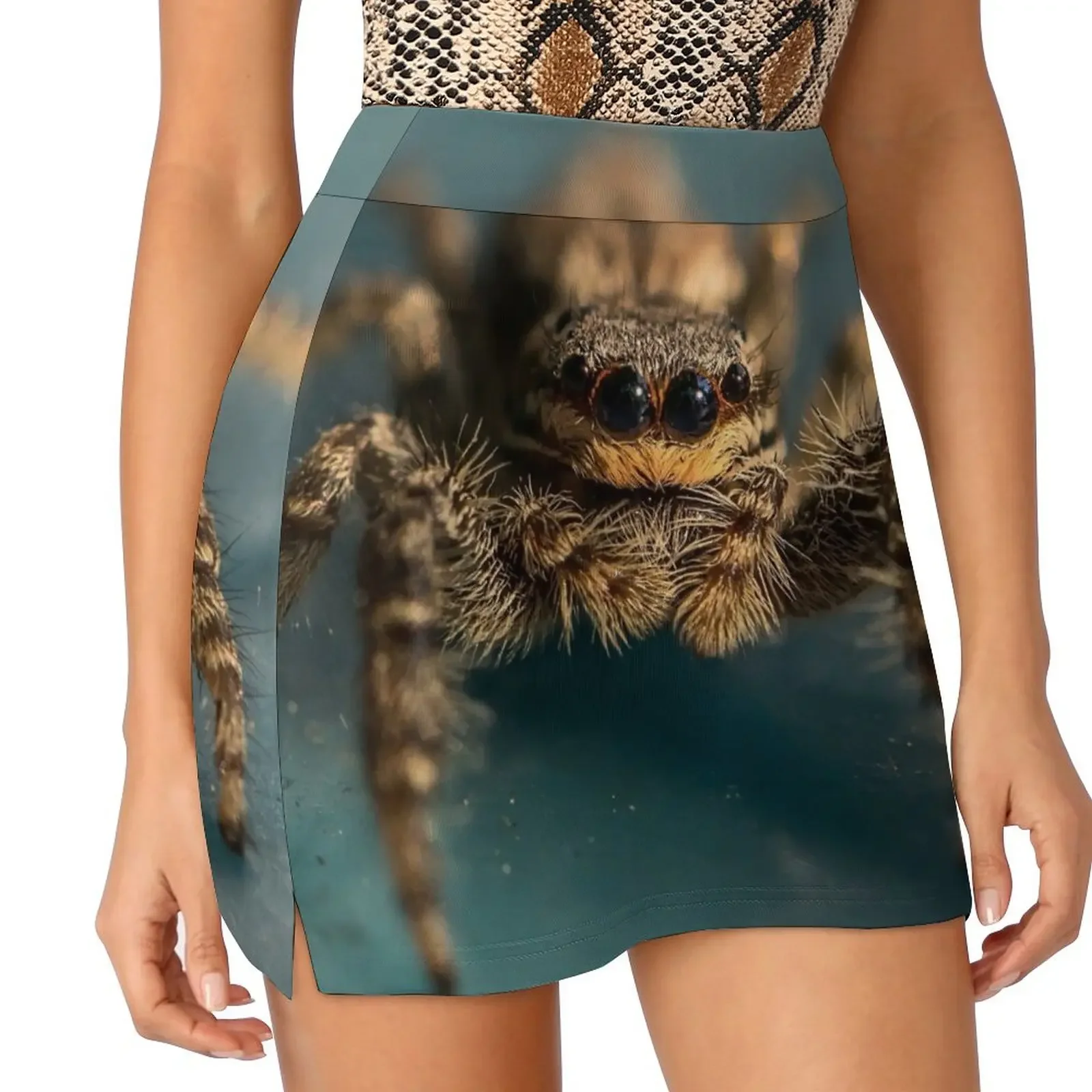 Small jumping spider Mini Skirt dress Evening dresses Women's skirts korean style