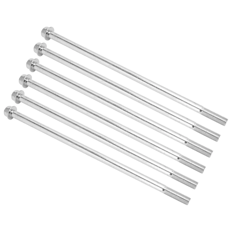 6Pcs Flange Bolt M10x260 Starter Engine Center Flange Bolt Generator Replacement Parts