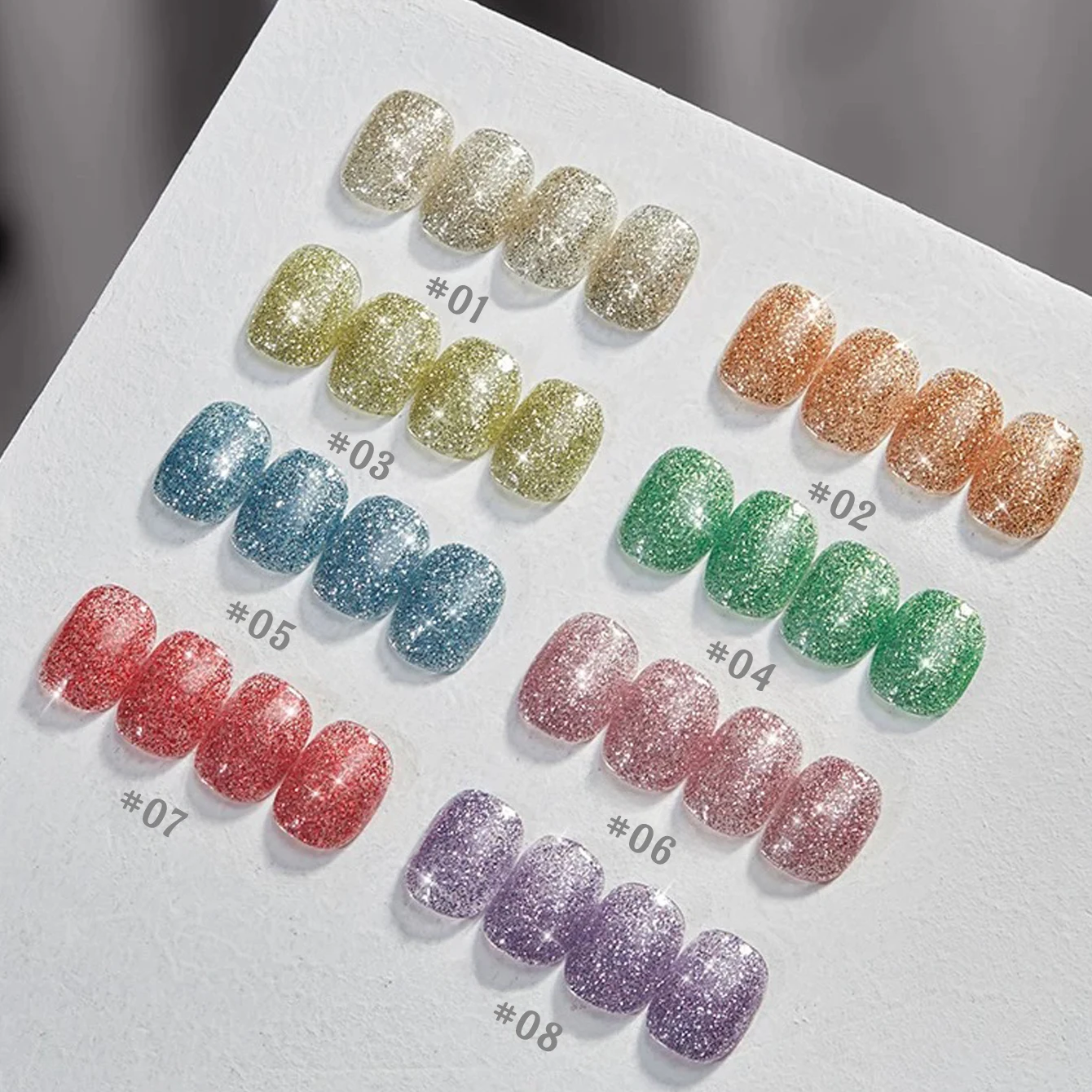 MN 12ML トップセラー ドーパミンフラッシュ クラッシュダイヤモンドジェルネイルポリッシュ ネイルアート クラッシュダイヤモンドジェル レッドネイル イエローネイル