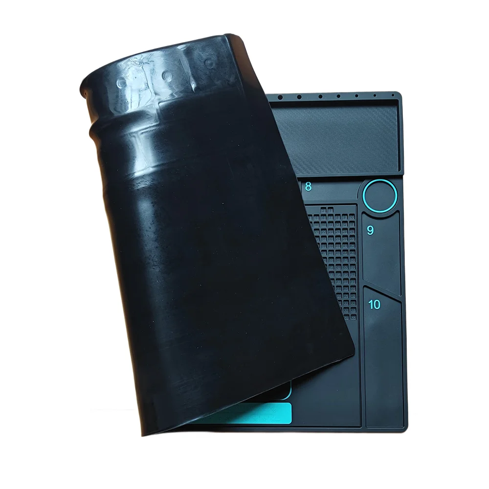 Hittebestendig magnetisch soldeerstation Siliconen mat Werkpad Bureauplatform Lasstation Elektronisch BGA-soldeerstation