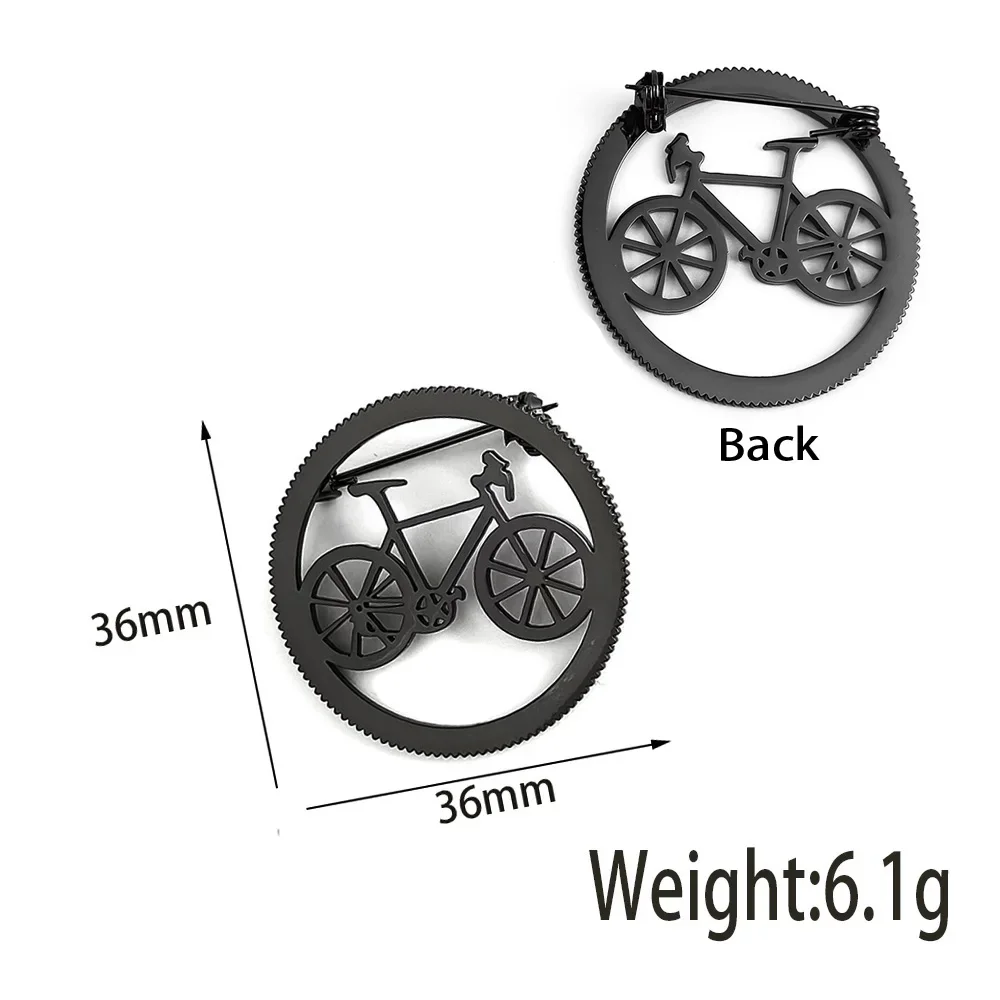 Fashion Bicycle Shape Brooch Men Women Leisure Cycling Sports Gift Cyclists Badges Sports Lapel Pins Biking Jewelry Biker Gift