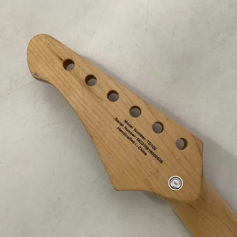 GN992 Mitchell from Guitar Center Genuine and Original Unfinished Guitar Neck Short Scales Length for DIY with Damages