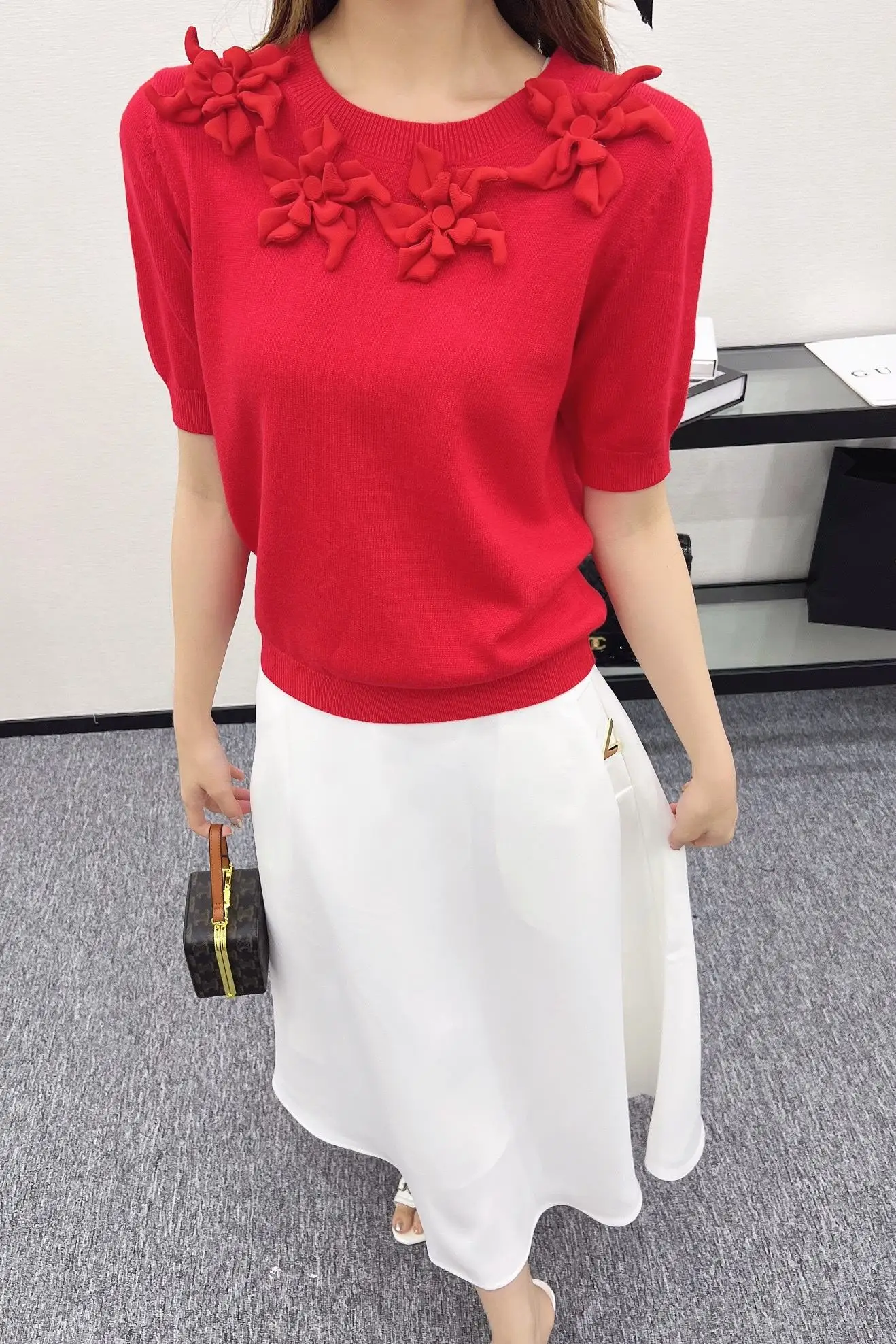 

aa6095 Fashion women's Sweaters 2024 Popular European Design party style women's Clothing