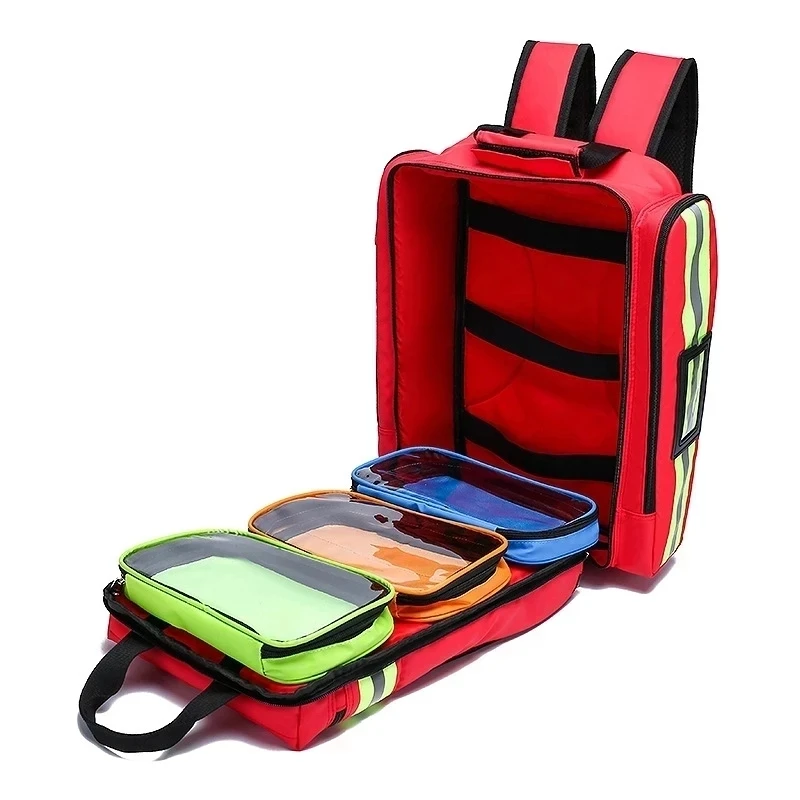 Kits de Primeiros Socorros de Grande Capacidade Mochilas De Resgate De Emergência, Armazenamento Classificados Kits De Sobrevivência De Acampamento