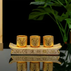High grade ceramic deity worship Buddha water supply cup for Buddha cup offering indoor Buddha hall Buddha tools feng shui