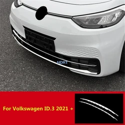 Front Hood Grille Strip Grill Trim Mesh Molding For Volkswagen ID.3 VW ID 3 ID3 2021 + Car Styling Accessories Exterior Sticker