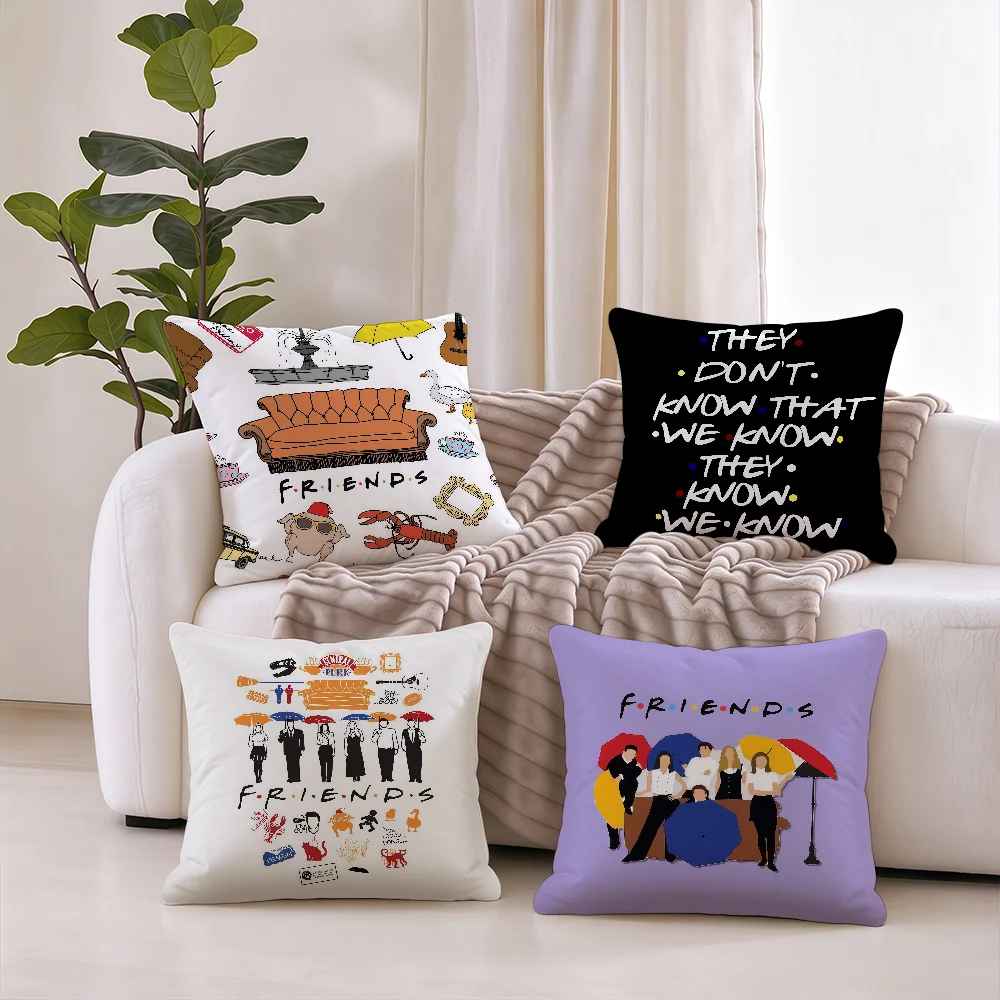 Classic F-FriendsS TV Show cushion cover Pillowcases Square Office Bedroom Headboard Sofa Living Room Backrest Cushions