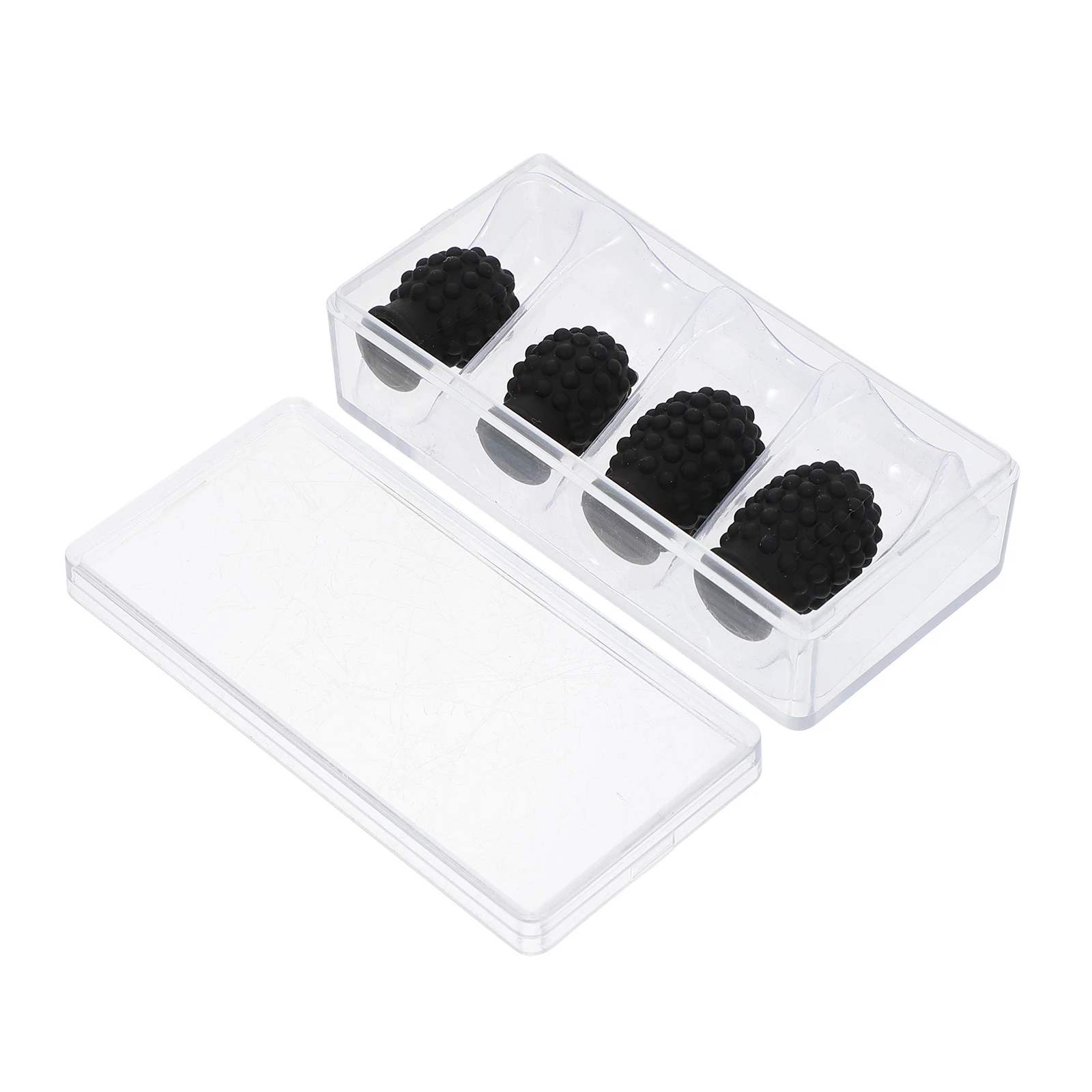 

1Set Silicone Drum Stick Covers Protective Durable Mute Caps for Silent Drum Practice Accessories Drumstick Caps