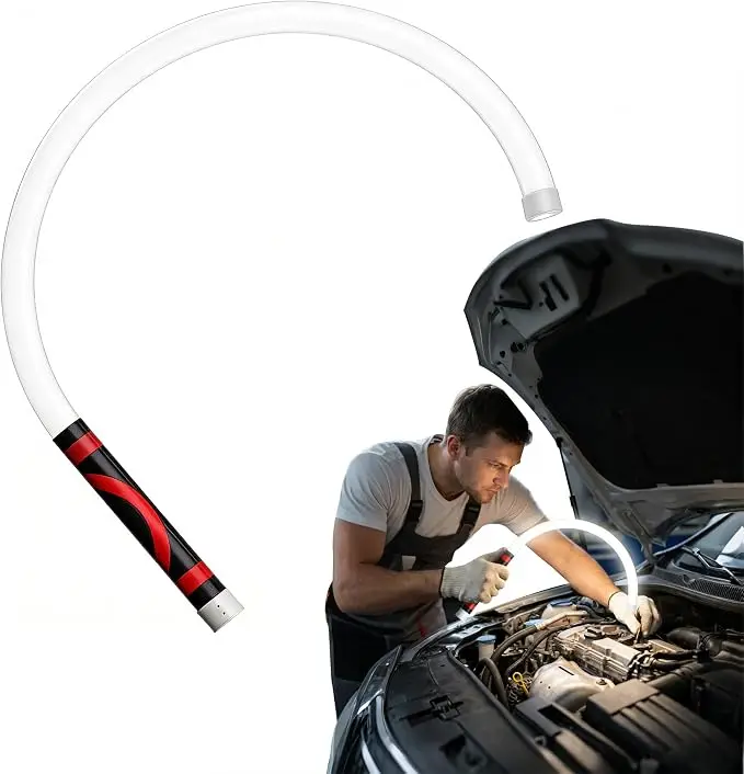 1x Flexible LED Light Stick 30＂Rechargeable Bendable Work Light With 3 Modes,Used For Garage Inspection Lighting Under Car Hood