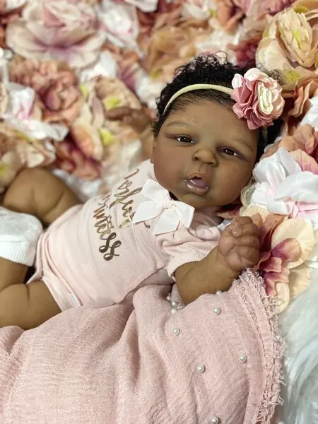 Reborn Doll Kit Estella Baby with Cloth Body 19inch Unfinished Unpainted DIY Doll Parts Fresh Color Handmade Blank Kit