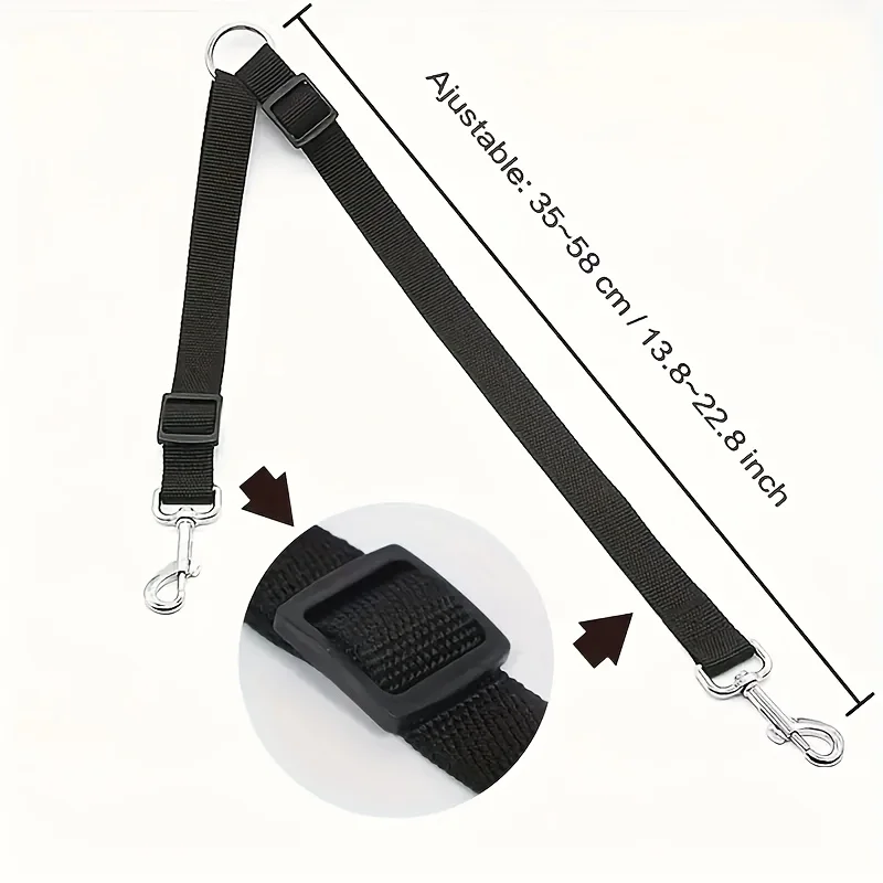 Double-headed Pet Leash Hands-free V Shape Pet Dog Leash Multifunctional Training Leash Two Ways Pet Leashes Dogs Accessoires