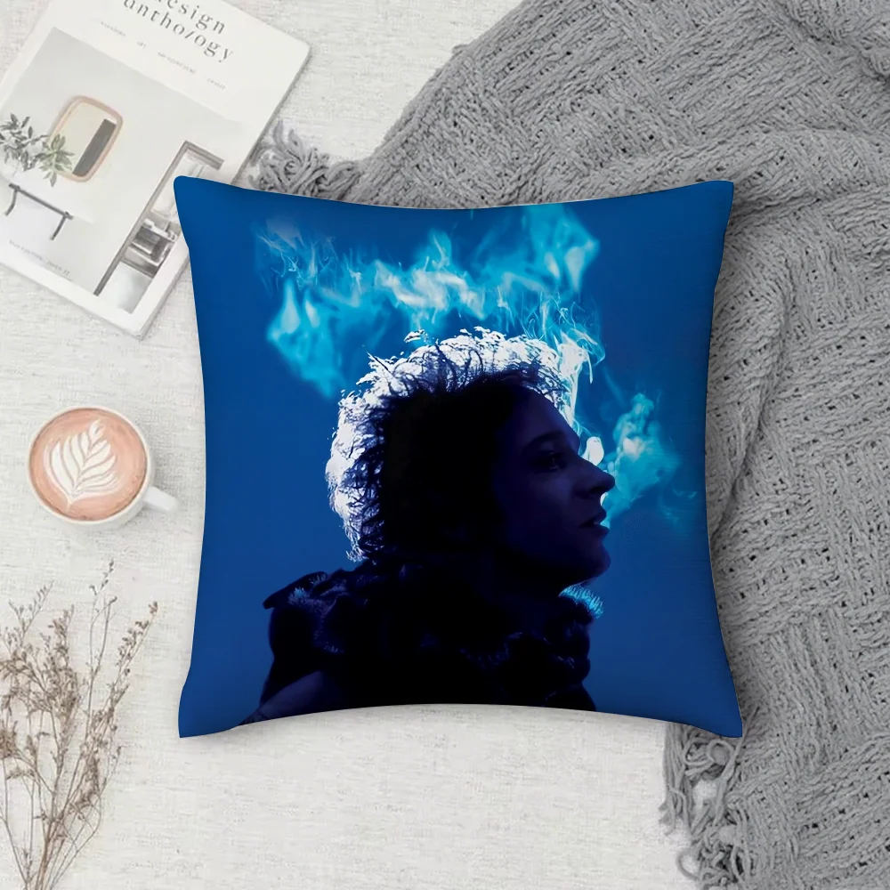 

Singer G-Gustavo Cerati Pillow Case Square Double-Sided Printing Short Plush Sofa Cushion Cover Bedroom Pillow