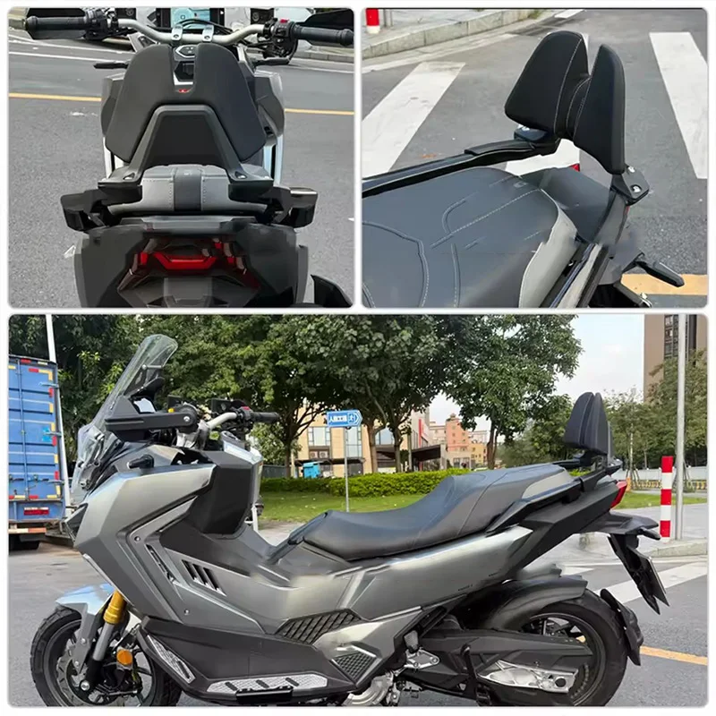 دراجة نارية لـ SYM ADX TG400 Sabertooth Tiger 400 تعديل الركاب الخلفي مسند الظهر الركاب الخلفي سنام وسادة خلفية الملحقات #2