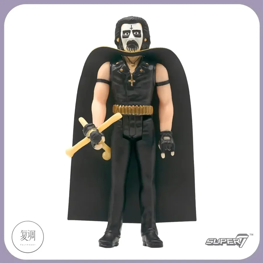 In Stock Super7 King Diamond First Tour ReAction Figure Toy Collection Gift Boy Doll Halloween Birthday