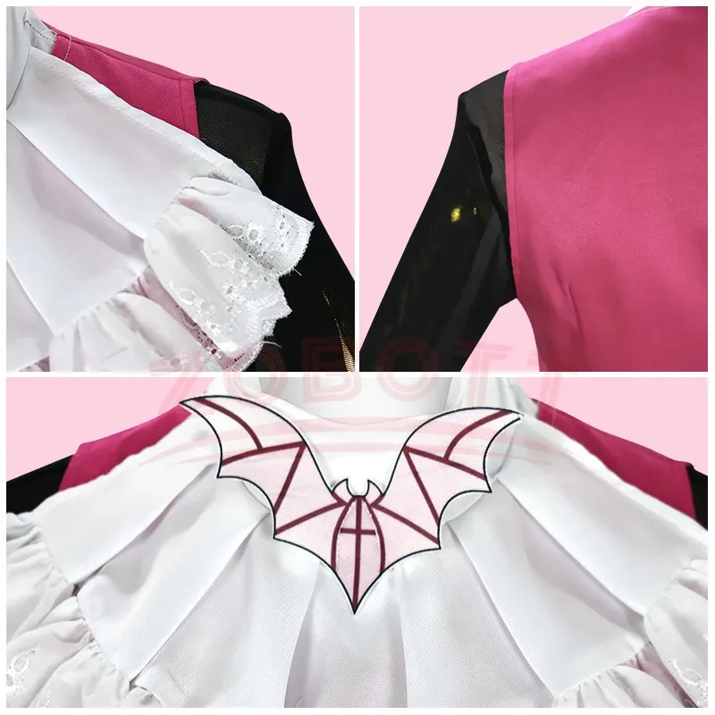 Anime Draculauraa Ulaa Cosplay Anime Cosplay 【S-2XL】 lindo disfraz de Cosplay de Dráculaura monstruo fantasía alta Cosplay de Dráculaura
