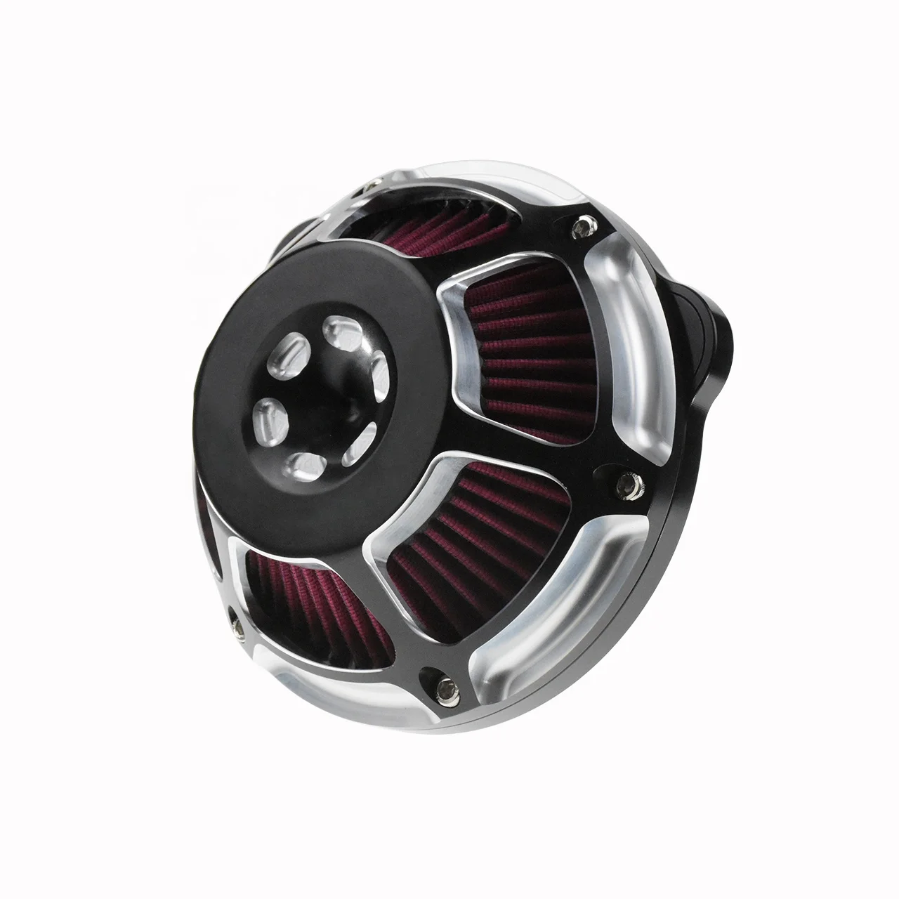 STLF-filtro de aire para motocicleta, aluminio cromado, para HD Road King 00-17 Sportster 883 1200 XL Softail 2016 2017