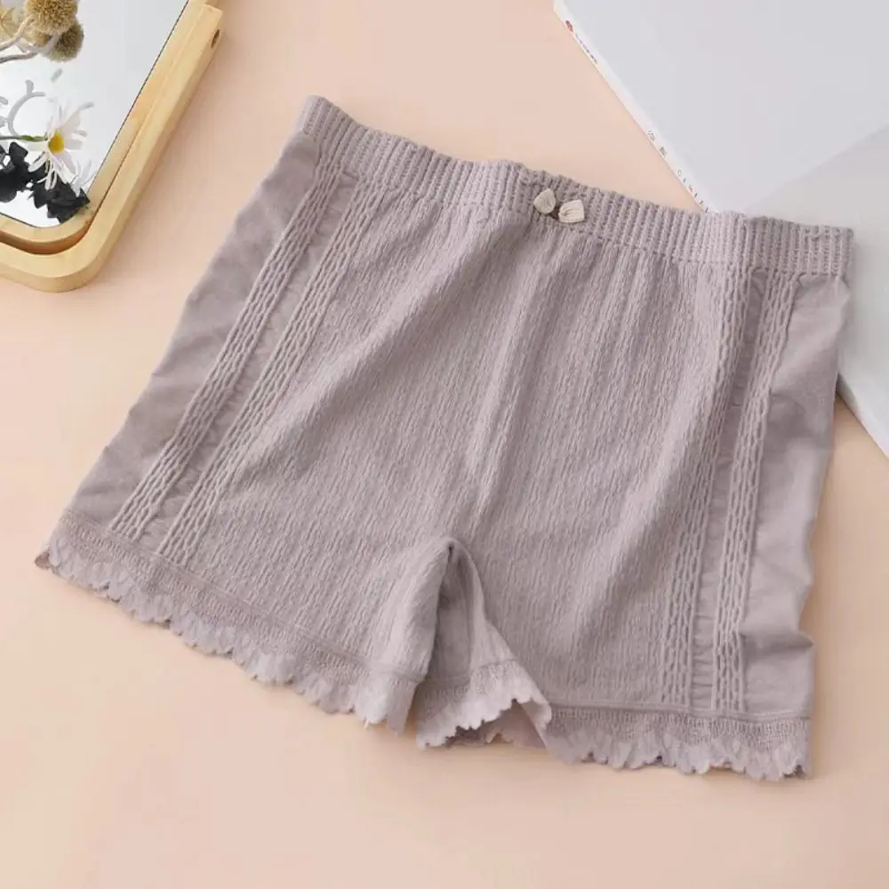 Confortável jk calças de segurança ultra fino respirável senhoras pijama shorts roupa interior anti-reflexo sem costura shorts senhoras