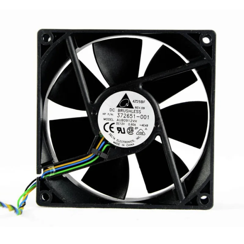 Aub0912vh 12V 0.6a 9025 9cm Fan Speed Measurement Power Supply Fan Mute