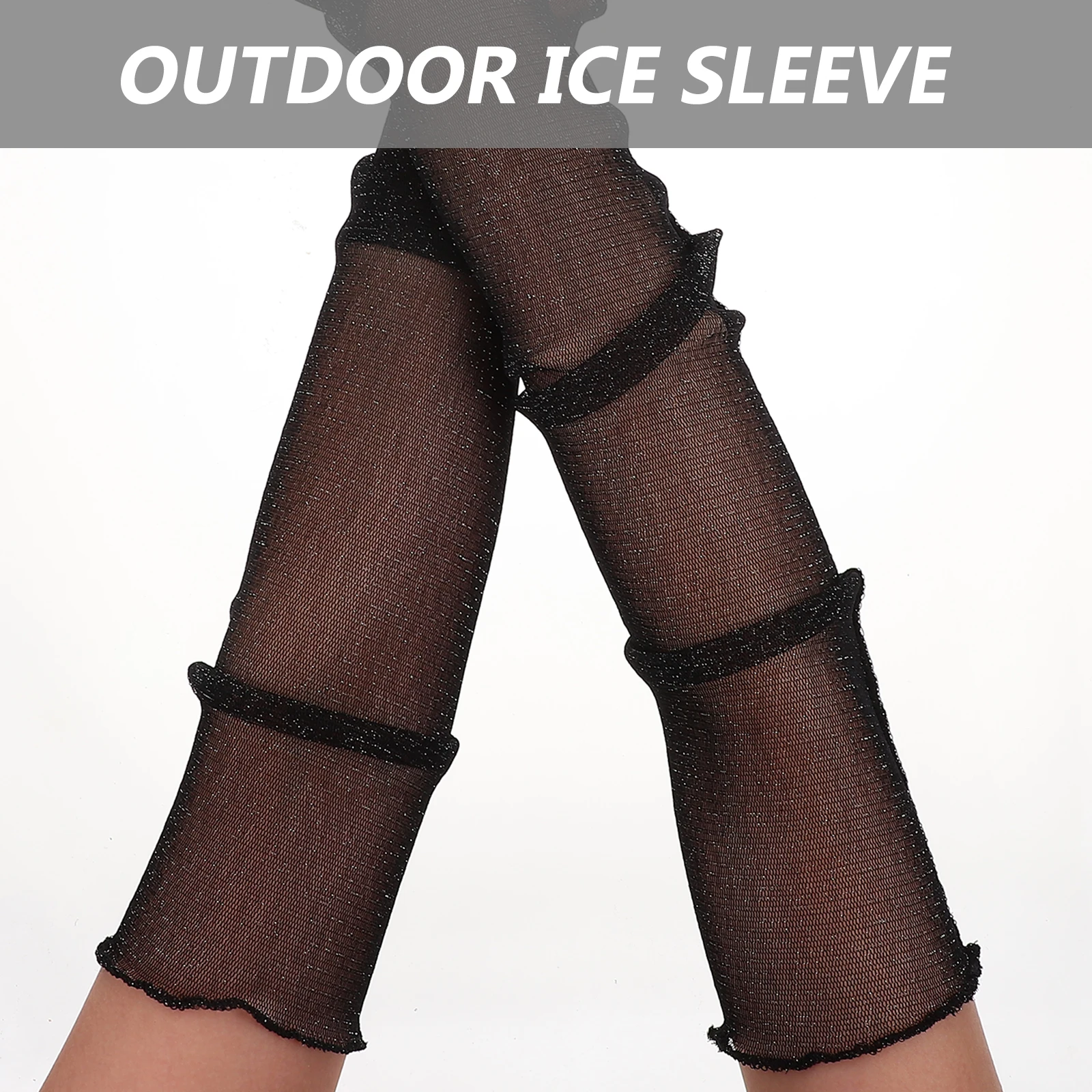 

Ice Sleeves Arm Cover UV Protection Cooling Breathable Mesh Summer Women Outdoor Sports Durable Cloth Material