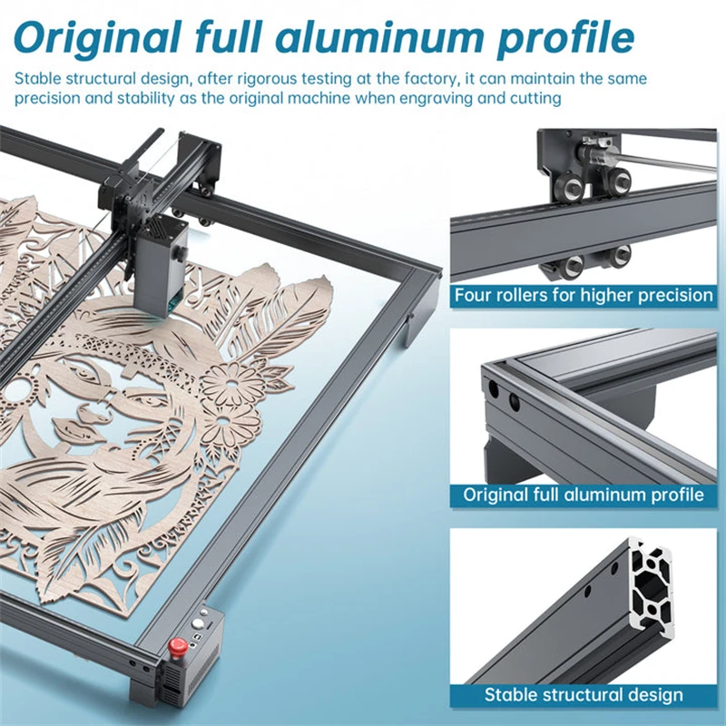 Atomstack E85 Expansion Kit 850*800mm Working Area CNC for Laser Engraver Cutting Machine Without Laser Module