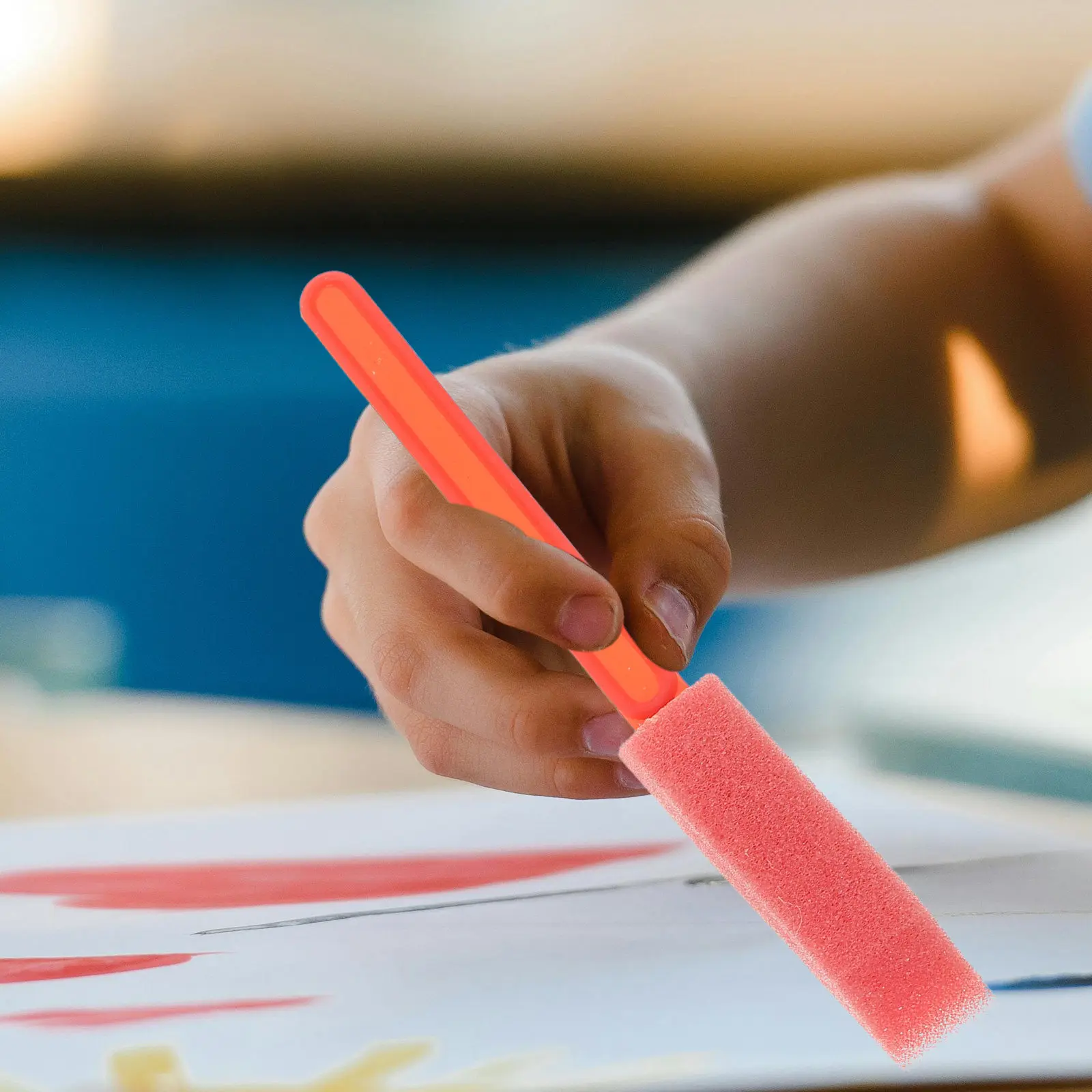 

4 набора детских губчатых кистей для рисования, пенопластовые кисти для творчества, художественные принадлежности, инструменты для рисования, губки для краски