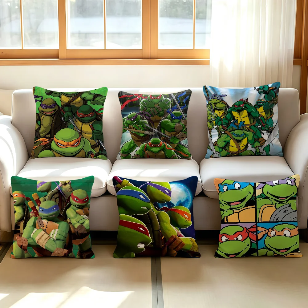 Game T-Teenage M-Mutant Ninja T-Turtles cushion cover Comfortable Decorative For Bedroom Living room Dormitory Picnic and