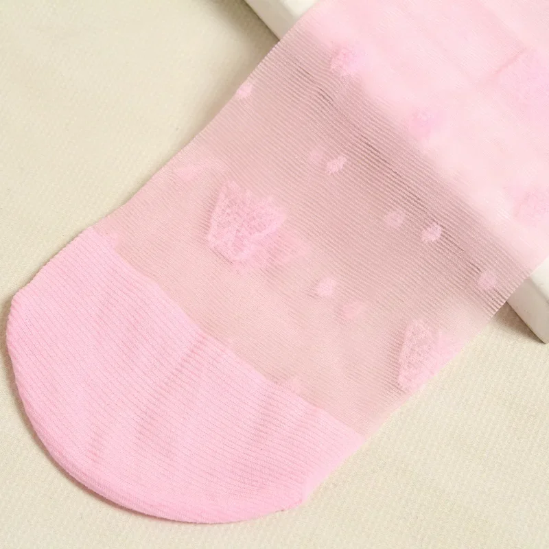 Lolita JK Calcetines de seda largos hasta la rodilla para niños y niñas - imagen 3