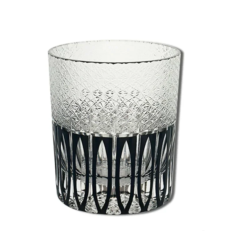 Crystal glass, high-end hand-carved retro foreign wine cup