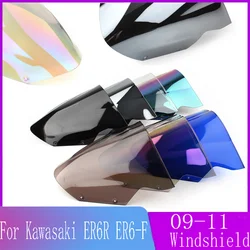 Motorcycle Windshield For Kawasaki ER6R ER6F ER-6 ER6 R F 2009 2010 2011 Double Bubble WindScreen Accessories Fairing Deflector