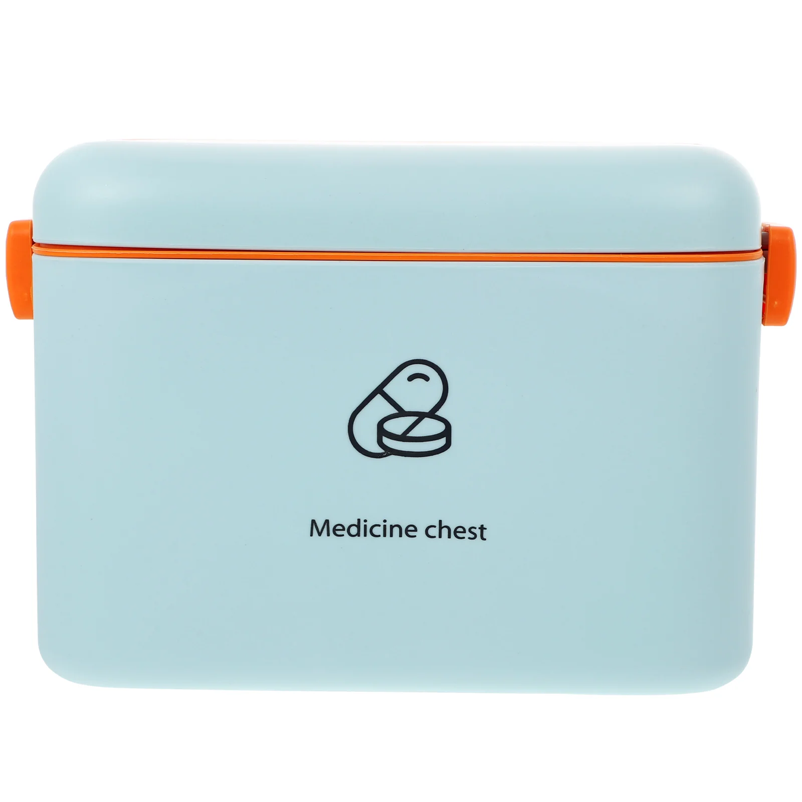 Portable Medicine Box Storage ganizer Abs Sealing Travel First Aid Case Large Capacity Double Layer Safety Clasp Easy Carry